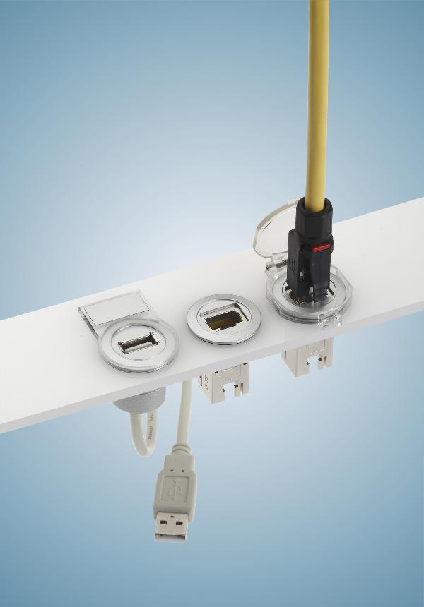 Harting Har-Port Series Ethernet Coupler with Cable