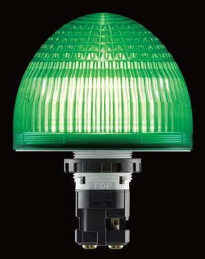 Idec HW1P Series 22mm Pilot Light with Jumbo Dome Lens and LED Lamp
