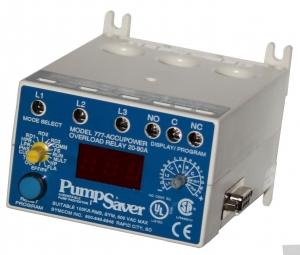 Symcom Model 777-Accupower, 3-Phase Overload Relay, Power Monitor & Motor Protection with Alphanumeric LED Diagnostic Display