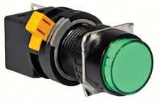 Idec LA1P Series 16mm Pilot Lights with PCB Terminals, Illuminated Round Lens