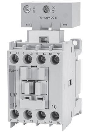 Sprecher & Schuh CA7 Series Three Pole Contactors with Electronic DC Coil